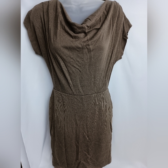 2/$30 ANN TAYLOR Elegant Butterly Brown Women's Dress Sz S(#1,524) - Picture 1 of 7